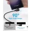 Anker Câble USB C à Angle Droit, 240 W, Lot de 2 câbles USB C vers USB C à 90 d de 1,8 m degrés pour iPhone 16/15 Plus/Pro/ProMax, Samsung Galaxy S23, MacBook Pro 2020, iPad Pro, iPad Air 4, Pixel