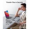 Anker Câble USB C vers USB C 100 cm, Affichage HD 8K, Transfert de données 40 Gbit/s, Câble de Charge 240 W pour iphone 15, Ordinateurs Portables de Type C, Hub, Station d&rsquo;accueil, etc.