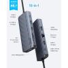 Anker Dual-Display USB-C Hub (10-in-1), 4K@30Hz HDM with 100W Max Power Delivery, USB-C and USB-A 5Gbps Data Ports, for MacBook, Lenovo
