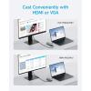 Anker Dual-Display USB-C Hub (10-in-1), 4K@30Hz HDM with 100W Max Power Delivery, USB-C and USB-A 5Gbps Data Ports, for MacBook, Lenovo