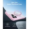 Anker FlexStand Magnetic Phone Case, Anti-Slip, Drop Resistant, Protective Case with Ring Stand, Compatible MagSafe, Exclusively Designed for iPhone 15 6.1 Inch(Pink)
