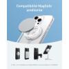 Anker FlexStand Magnetic Phone Case, Anti-Slip, Drop Resistant, Protective Case with Ring Stand, MagSafe Compatible, Exclusively Designed for iPhone 16 Pro(Clear)
