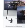 Anker Hub Adapter, 5 in 1 USB C Adapter with USB C 4K to HDMI, Ethernet Port, 3 USB 3.0 Ports, for MacBook Pro, iPad Pro, XPS, Pixelbook, etc