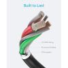 Anker [MFi Certified] PowerLine II Lightning Cable 30 cm – The new indestructible cable for iPhone X / 8/8 Plus / 7/7 Plus / 6/6 Plus / 5S / C and iPad(2-Black)