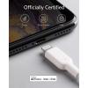 Anker [MFi Certified] PowerLine II Lightning Cable 30 cm – The new indestructible cable for iPhone X / 8/8 Plus / 7/7 Plus / 6/6 Plus / 5S / C and iPad(White.)