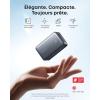 Anker Nano External Battery 10000mAh with Retractable InstaCord Cable 70cm, Compact Power Bank 45W Max Power Bank, Smart Display, for iPhone 17 Pro Max, iPad, Galaxy, Pixel(Black)
