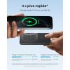 Anker Nano Qi2 Certified External Battery 15W Magnetic Ultra-Thin 5000 mAh, Fast, Ergonomic and MagSafe Compatible, Only for iPhone 17 Pro Max/16/15/14(Black)