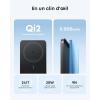 Anker Nano Qi2 Certified External Battery 15W Magnetic Ultra-Thin 5000 mAh, Fast, Ergonomic and MagSafe Compatible, Only for iPhone 17 Pro Max/16/15/14(Black)