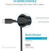 Anker [Pack of 3] PowerLine USB C to USB 3.0 Cables with 56k Ohm Resistance for USB Type C Devices (Samsung Galaxy S9/8/8, New MacBook, Sony XZ, LG V20/G5/6, Google Pixel…)