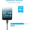 Anker PowerLine Câble USB C vers USB 3.0 avec Résistance 56k ohms [3 m] pour Appareils USB Type C (nouveau MacBook, ChromeBook Pixel, Nexus 5X/6P, Nokia N1, OnePlus 2, Galaxy S8/+, MacBook …)(Schwarz)