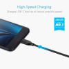 Anker PowerLine Câble USB C vers USB 3.0 avec Résistance 56k ohms [3 m] pour Appareils USB Type C (nouveau MacBook, ChromeBook Pixel, Nexus 5X/6P, Nokia N1, OnePlus 2, Galaxy S8/+, MacBook …)(Noir)