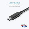 Anker Powerline II Câble USB-C vers USB-C 3.1, Gen2 (90 cm), avec USB Power Delivery pour Galaxy S8, S8+, S9, S10, iPad Pro 2020, nouveau MacBook, Google Pixel, Nexus 6P, Huawei Matebook et autres appareils