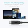 Anker Powerline II Câble USB-C vers USB-C 3.1, Gen2 (90 cm), avec USB Power Delivery pour Galaxy S8, S8+, S9, S10, iPad Pro 2020, nouveau MacBook, Google Pixel, Nexus 6P, Huawei Matebook et autres appareils