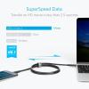 Anker Powerline II Câble USB-C vers USB-C 3.1, Gen2 (90 cm), avec USB Power Delivery pour Galaxy S8, S8+, S9, S10, iPad Pro 2020, nouveau MacBook, Google Pixel, Nexus 6P, Huawei Matebook et autres appareils