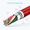 Anker Powerline+ USB Type C Cable 90cm Nylon Braided to USB 3.0 Extra Strong for Devices (Samsung Galaxy S8/S8+, S9, iPhone 16, New MacBook, Huawei P10, Google Pixel, Nexus 6P.)(Red)