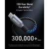 Anker Premium USB C to USB C Cable, 240W USB C Cable Fast Charging, High Durability Upcycled Nylon Braided USB 2.0 Cable for iPhone 16/16 Pro/16 Pro Max/16 Plus, MacBook, iPad, Galaxy S24(6ft)(180 cm)