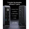 Anker Prime Docking Station 160W, 14-Port with 160W Max Output, 10Gbps Fast Data Transfer, Real-Time Smart Interface, Audio and Ethernet Ports, Dual 4K Displays for Dell, MacBook, and More
