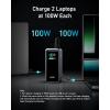 Anker Prime Power Bank, 20000mAh Portable Charger with 200W Output, Smart Digital Display, 2 USB-C Ports and 1 USB-A Compatible with iPhone 14/13, Samsung, MacBook, Dell, etc.(Black)