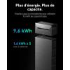 Anker SOLIX BP1600 Additional Battery, 1600 Wh, LiFePo4 Batteries, 6000 Cycles, Expansion 9600 Wh, Protection Manufacturer 10 Years, IP65 Water & Dust, Easy Installation, Modular Design(BP1600)