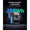 Anker SOLIX C300X Portable Power Station, 288Wh LiFePO4 Battery, 300W Solar Generator (Peak 600W), 140W Bilateral Charging, Camping, Travel and Emergencies (Solar Panel Optional)(C300)