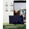 Anker SOLIX RS40P Balcony Panel Set, Individual Set without Fixing, Smooth Appearance in Black, Photovoltaic Solar Panel 1×440 W, IBC Module Type N Type, 22.7% Efficiency, Wi-Fi Inverter 600 W