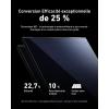 Anker SOLIX RS40P Balcony Panel Set for Tilt Mounting Smooth Black Photovoltaic Solar Panel 2 x 440 W IBC Module N Type 22.7% Efficiency WiFi Inverter 600 W