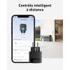Anker SOLIX Smart Socket for Solarbank Series 2, Wi-Fi, Bluetooth, Accurate Sensing, Energy Saving, Plug&Play, Smart Application, Max Charge, 2500W, Solar Home Use, 2 Sockets(Smart Presa*2)