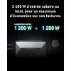Anker SOLIX Solarbank 2 AC, update for solar kit with battery, €631 savings per year max., for all microinverters, solar input 2400 W, capacity 9.6 kWh max., installation 6 s