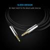 Anker SoundLine 3.5 mm Stereo Audio Jack Cable [120 cm] – Universal Auxiliary Audio Cable Male to Male for Smartphones, Tablets, Headphones, Speakers etc.(Black)