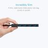 Anker USB 3.0 HUB POWERED VERY SLIM & VERY LIGHT 4 Ports, Ultra Slim for MacBook, Mac Pro/Mini, iMac, Surface Pro, XPS, Laptop, USB Flash Drives, Portable Hard Drives and More(20cm)