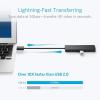 Anker USB 3.0 HUB POWERED VERY SLIM & VERY LIGHT 4 Ports, Ultra Slim for MacBook, Mac Pro/Mini, iMac, Surface Pro, XPS, Laptop, USB Flash Drives, Portable Hard Drives and More(20cm)