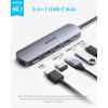 Anker USB C Hub (5-in-1), 4K 30Hz HDMI with 100W Max Power Delivery, USB-C and USB-A 5GB/s Data Ports, Compact and Stylish for MacBook, Lenovo, Dell XPS, HP and Others (Charger Not Included)