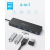 Anker USB C Hub, Macbook Pro Adapter with Multiple USB 3.0 Ports, OTG 5Gbps Ultra Thin 8 Inch Cable, for MacBook, Mac Pro, Mac Mini, iMac, Surface Pro, XPS, PC, USB Flash Drive, Portable Hard Drive(20cm)