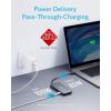 Anker USB C Hub, PowerExpand+ 7-in-1 Hub Adapter, with Dual HDMI 4K, 100W Power Delivery, USB-C Data Port and 2 USB-A 5Gbps, SD and microSD Card Reader(Hub)