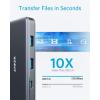 Anker USB C Hub, PowerExpand+ 7-in-1 Hub Adapter, with Dual HDMI 4K, 100W Power Delivery, USB-C Data Port and 2 USB-A 5Gbps, SD and microSD Card Reader(Hub)
