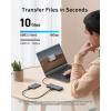 Anker USB C Hub, PowerExpand 8-in-1 USB C Adapter, with Dual HDMI 4K, 100W Power Delivery, 1GB/s Ethernet, 2 USB 3.0 Data Ports, SD and MicroSD Card Reader, for MacBook Pro(Hub)