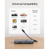 Anker USB C Hub, PowerExpand 8-in-1 USB C Adapter, with Dual HDMI 4K, 100W Power Delivery, 1GB/s Ethernet, 2 USB 3.0 Data Ports, SD and MicroSD Card Reader, for MacBook Pro(Hub)