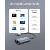 Anker USB C to 2.5Gbps Ethernet Adapter, Portable Aluminum PowerExpand USB C to Gigabit Ethernet Adapter for MacBook Pro, MacBook Air, iPad Pro 2021 and Later, XPS