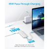 Anker USB Hub, 332 USB C Hub 5 in 1 with 4K HDMI Display, 5Gbps Data Port and 2 USB A Ports for MacBook Pro, MacBook Air, Dell XPS, Lenovo Thinkpad, HP Laptops and More(white)