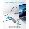 Anker USB Hub, 332 USB C Hub 5 in 1 with 4K HDMI Display, 5Gbps Data Port and 2 USB A Ports for MacBook Pro, MacBook Air, Dell XPS, Lenovo Thinkpad, HP Laptops and More(Grey)