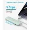 Anker USB Hub, 332 USB C Hub 5 in 1 with 4K HDMI Display, 5Gbps Data Port and 2 USB A Ports for MacBook Pro, MacBook Air, Dell XPS, Lenovo Thinkpad, HP Laptops and More(Green)