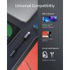 Anker USB-C Auf 3.5 mm Audio Adapter Auf weiblichen Stecker, Nylon Kabel, kompatibel mit Samsung S20/S20+/S20 Ultra, Pixel 4/ + 4XL, und Mehr