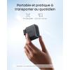 Anker USB-C Nano Charger, 3 Port Type C Charger, Fast Charging with 70W UltraFast Output, Compact and Stylish for iPhone 17/16/15, MacBook Air, iPad, Pixel, Galaxy, and More (Cable Included)(Black)