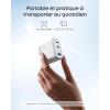 Anker USB-C Nano Charger, 3 Port Type C Charger, Fast Charging with 70W UltraFast Output, Compact and Stylish for iPhone 17/16/15, MacBook Air, iPad, Pixel, Galaxy, and More (Cable Included)(white)
