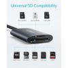 Anker USB-C SD 4.0 Card Reader, PowerExpand+ 2 in 1 Memory Card Reader, for SDXC, SDHC, SD, MMC, RS-MMC, Micro SDXC, Micro SD, Micro SDHC, UHS-II and UHS-I Cards