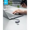 Anker USB-C SD 4.0 Card Reader, PowerExpand+ 2 in 1 Memory Card Reader, for SDXC, SDHC, SD, MMC, RS-MMC, Micro SDXC, Micro SD, Micro SDHC, UHS-II and UHS-I Cards