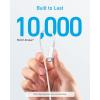 Anker cable USB C vers USB C, (60 W/3 A) 310 Câble de charge USB C pour iPhone 17/16, Samsung Galaxy S23, iPad Pro 2021, iPad Mini 6, iPad Air 4, MacBook Pro 2020, Switch (0,9 m)(blanc)