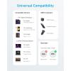Anker cable USB C vers USB C, (60 W/3 A) 310 Câble de charge USB C pour iPhone 17/16, Samsung Galaxy S23, iPad Pro 2021, iPad Mini 6, iPad Air 4, MacBook Pro 2020, Switch (0,9 m)(blanc)
