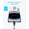 Anker iPhone Fast Charging Cable, 2 Pack 6ft 310 USB-C to Lightning MFi Certified Cable for iPhone 14 Plus, 14, 14 Pro Max, 13, 13 Pro, iPhone 12 (Blue, Charger Not Included)(6ft (Pack of 2))