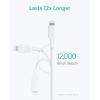 Anker iPhone USB C Cable, USB-C to Lightning Cable 180 cm with MFi Certification – PowerLine II Power Delivery Compatible Cable for iPhone X/XS/XR/XS Max/8/8 Plus(white)